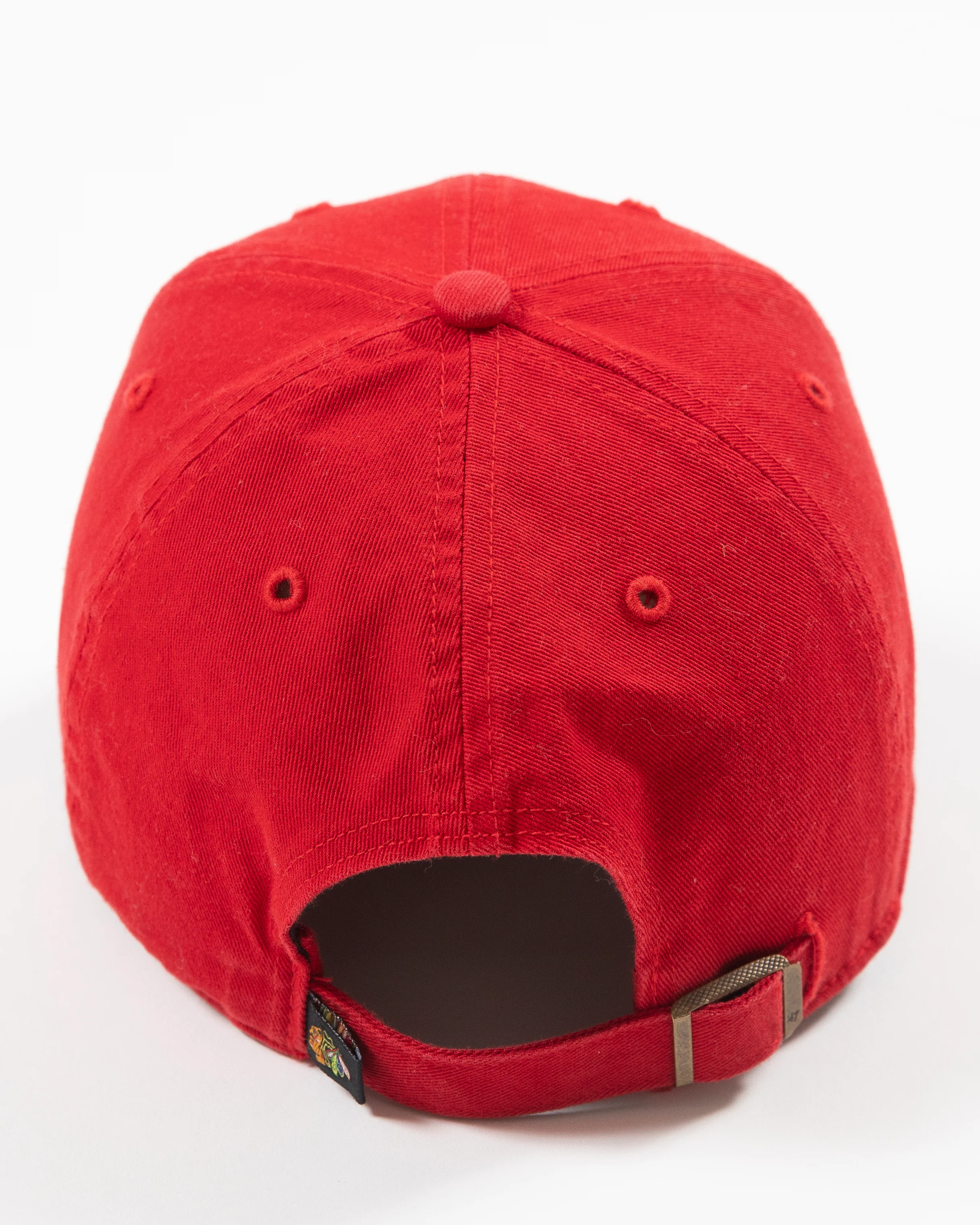 '47 Red Secondary Logo Chicago Blackhawks Clean Up Cap - Image 3