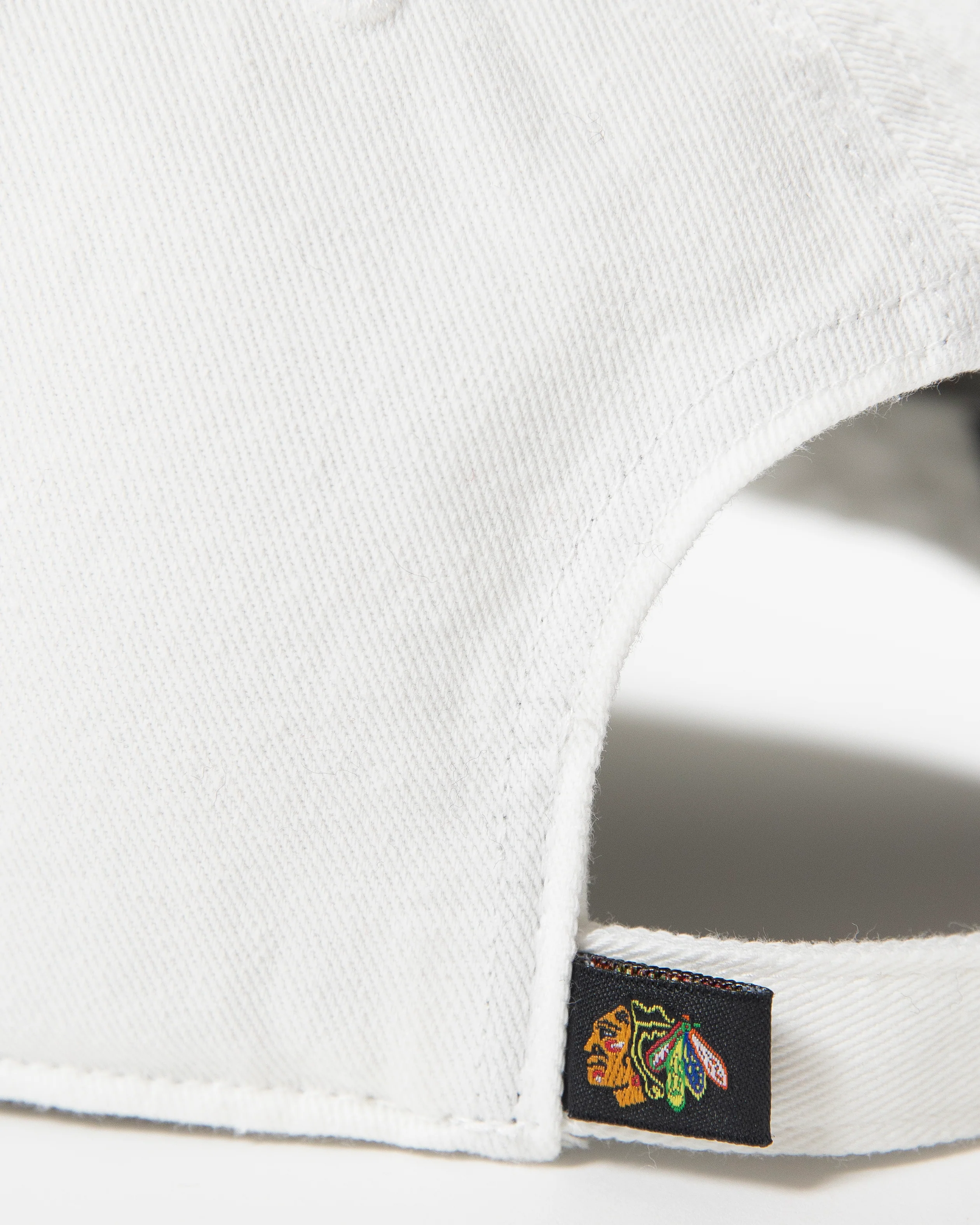 '47 White Secondary Logo Chicago Blackhawks Clean Up Cap - Image 4