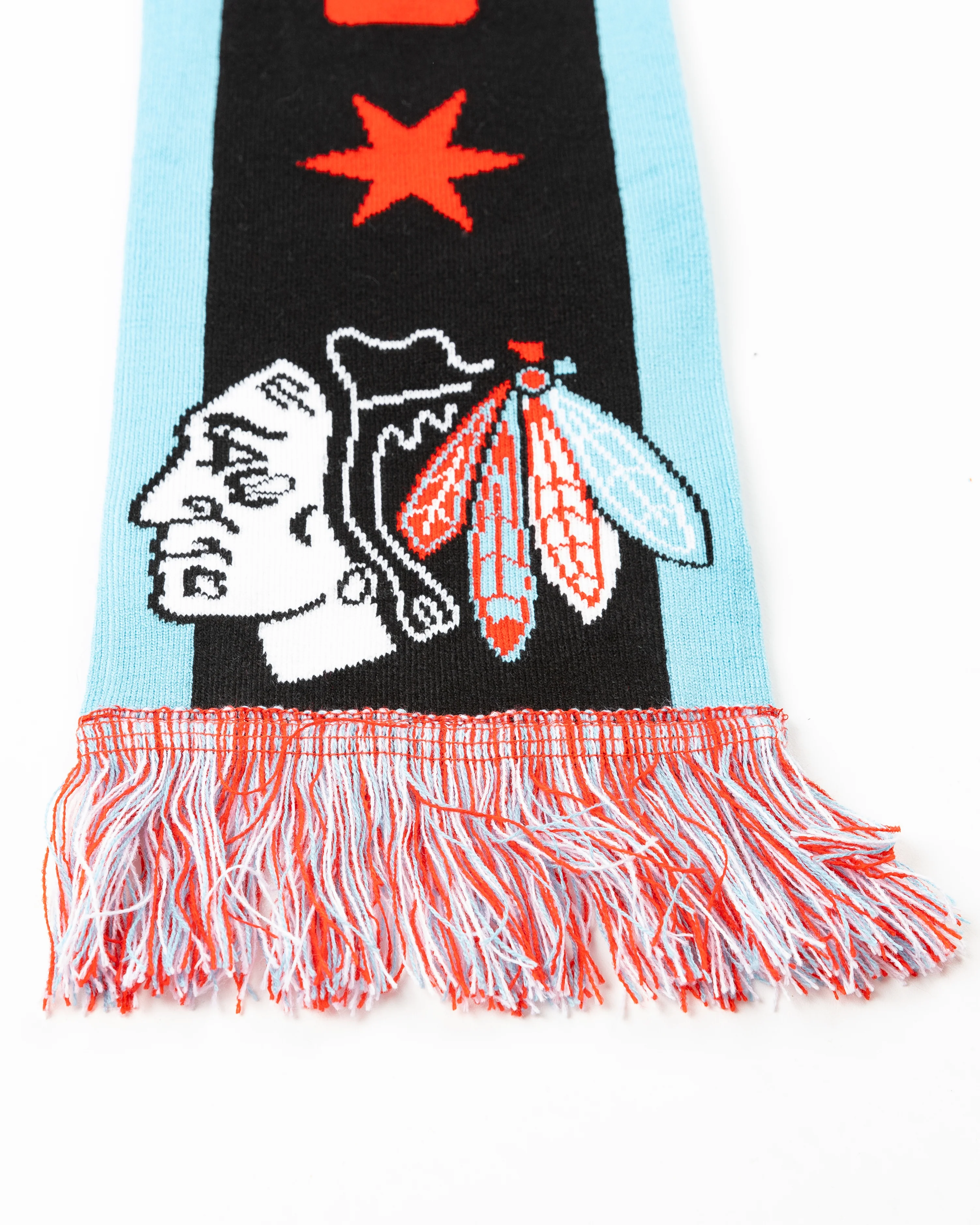 Four Stars Chicago Blackhawks Stars Scarf - Image 3