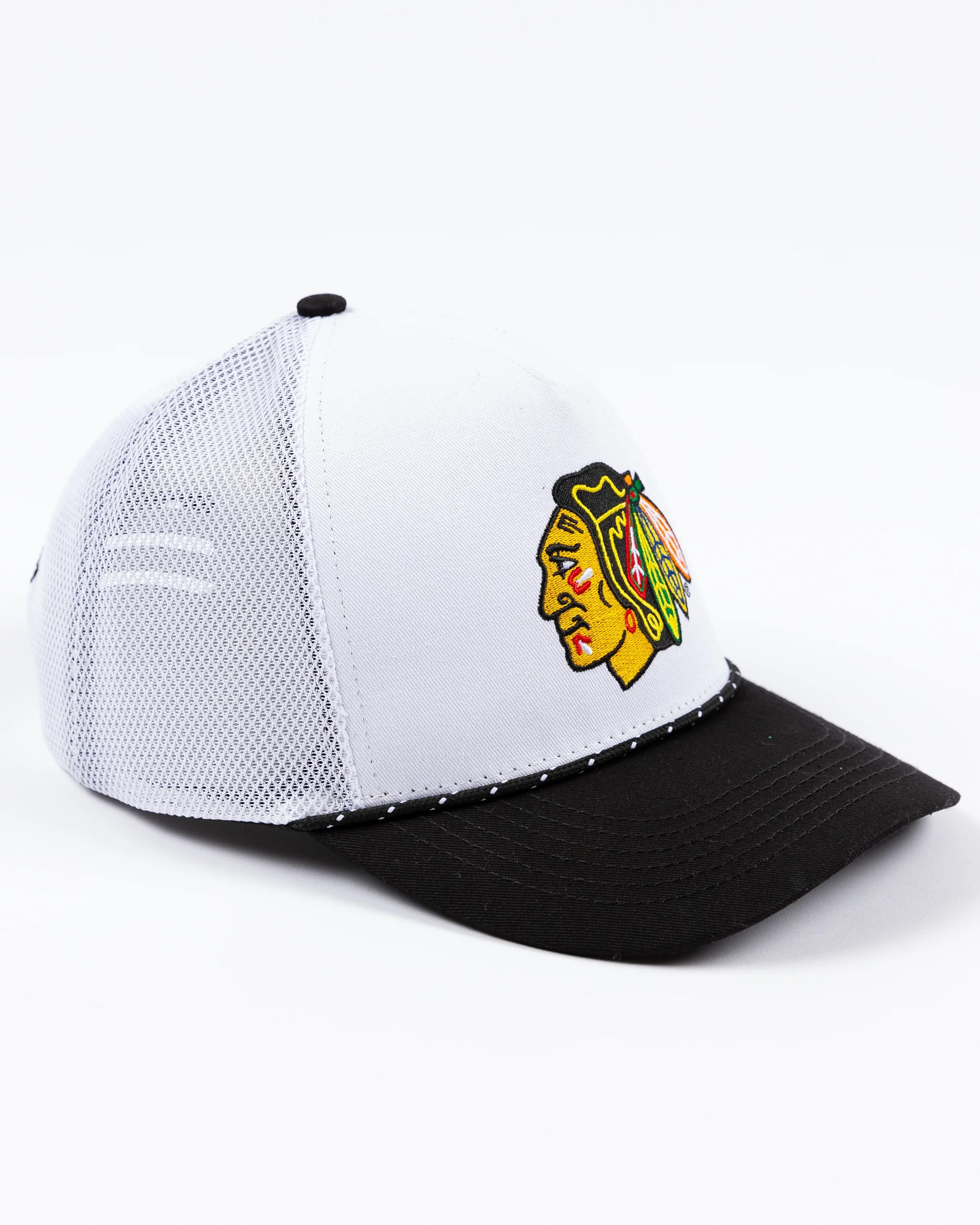 Gongshow Chicago Blackhawks Traditional Trucker Cap with Lace - Image 3