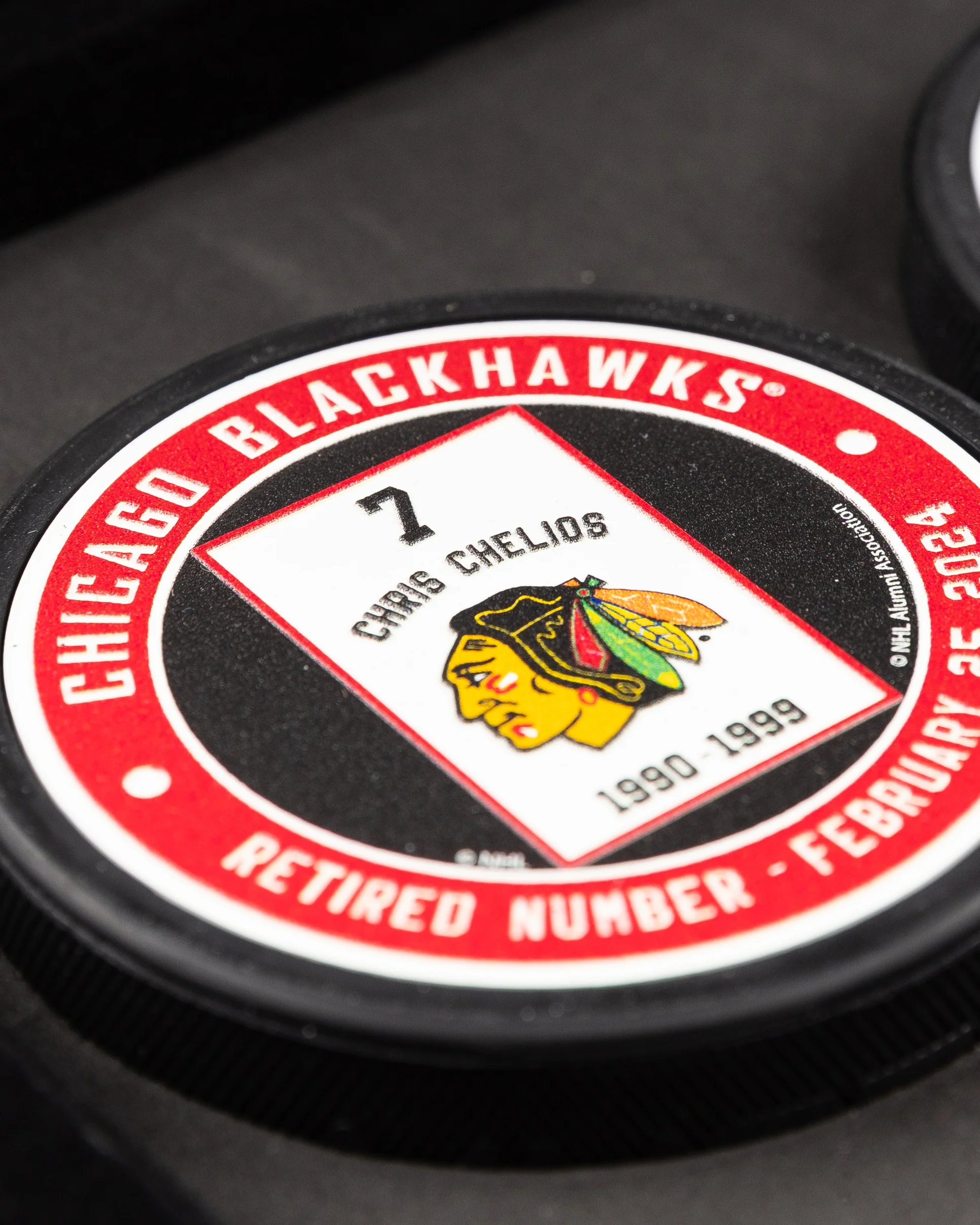Chicago Blackhawks Chris Chelios Puck Box Set - Image 5