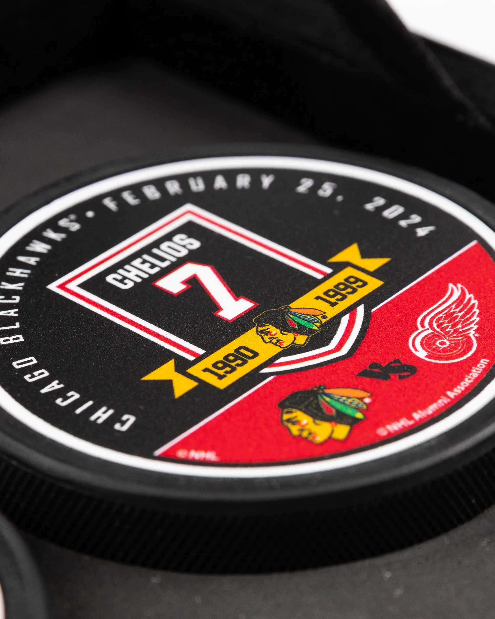 Chicago Blackhawks Chris Chelios Puck Box Set - Image 6