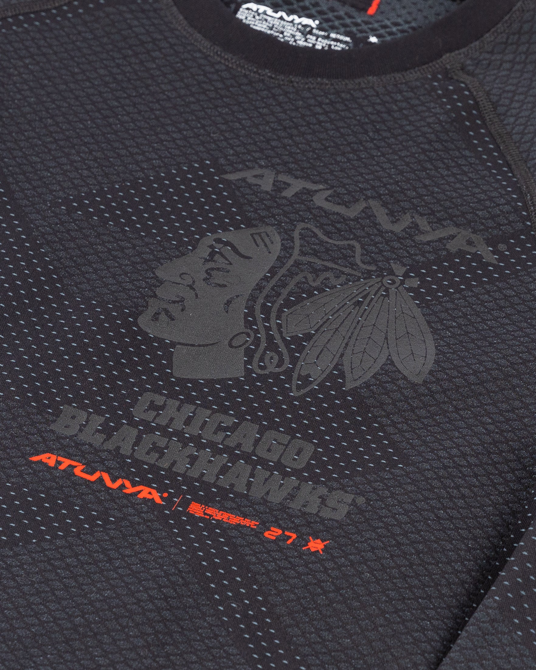 Atunya x Chicago Blackhawks Kinetic Compression T-Shirt LS - Image 3