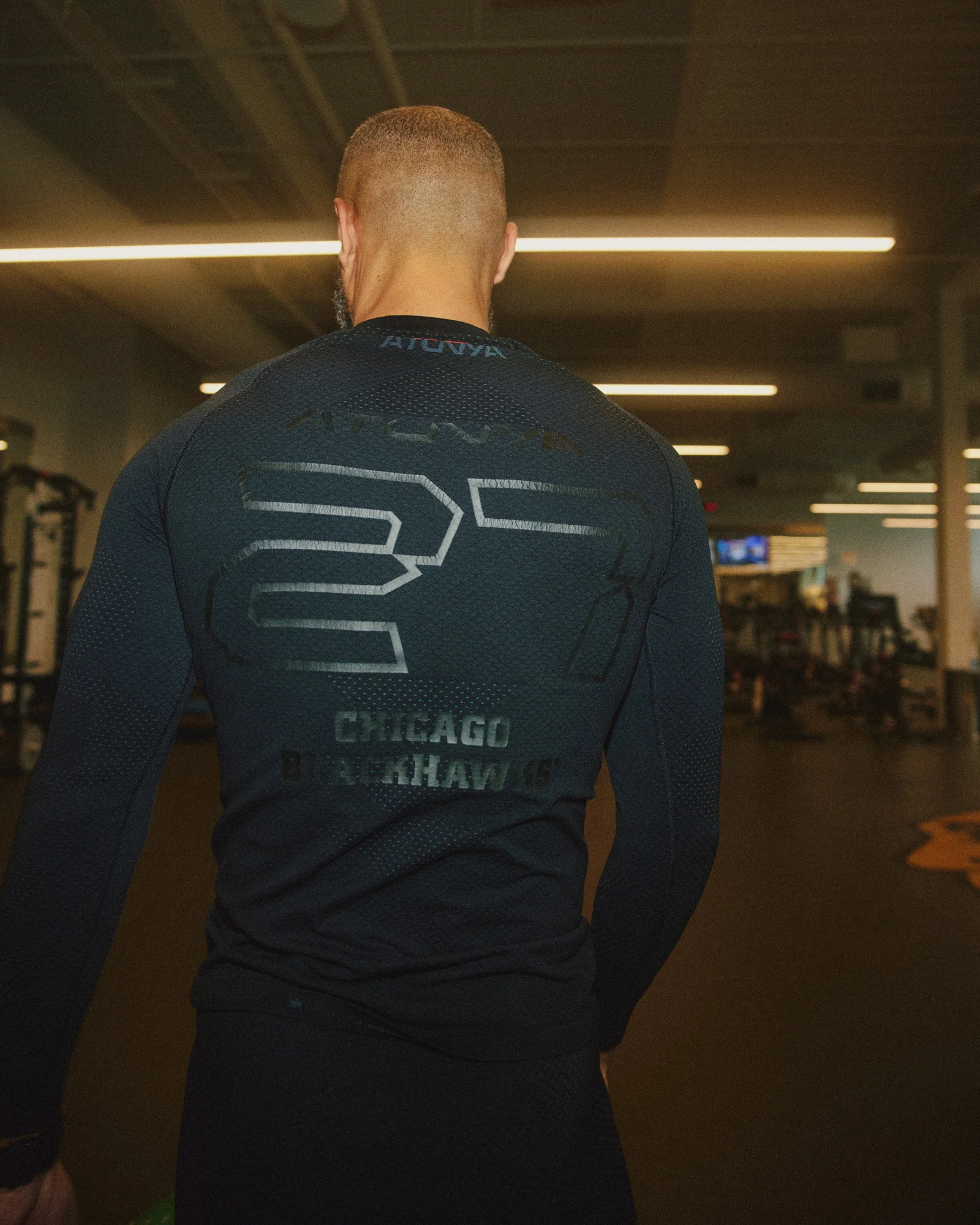 Atunya x Chicago Blackhawks Kinetic Compression T-Shirt LS - Image 9
