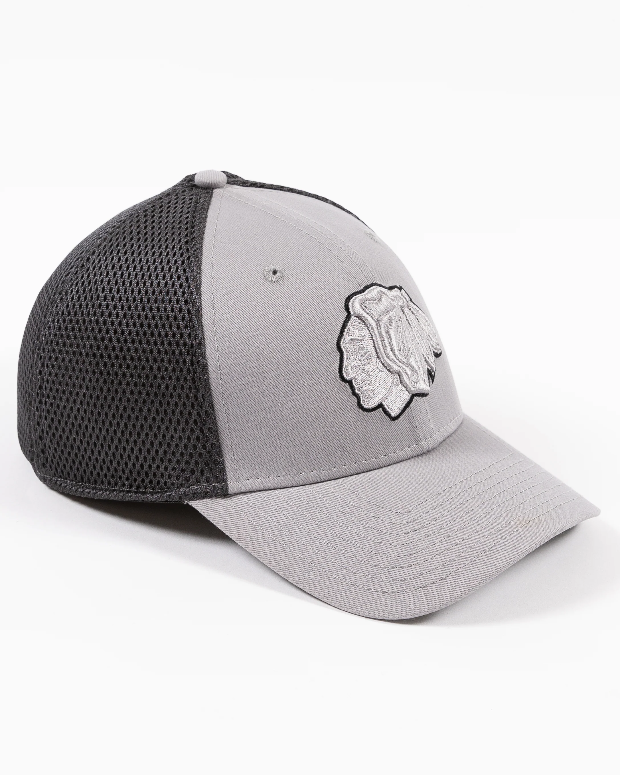 New Era Chicago Blackhawks 39THIRTY Neo Gra Flex Fit Cap - Image 3