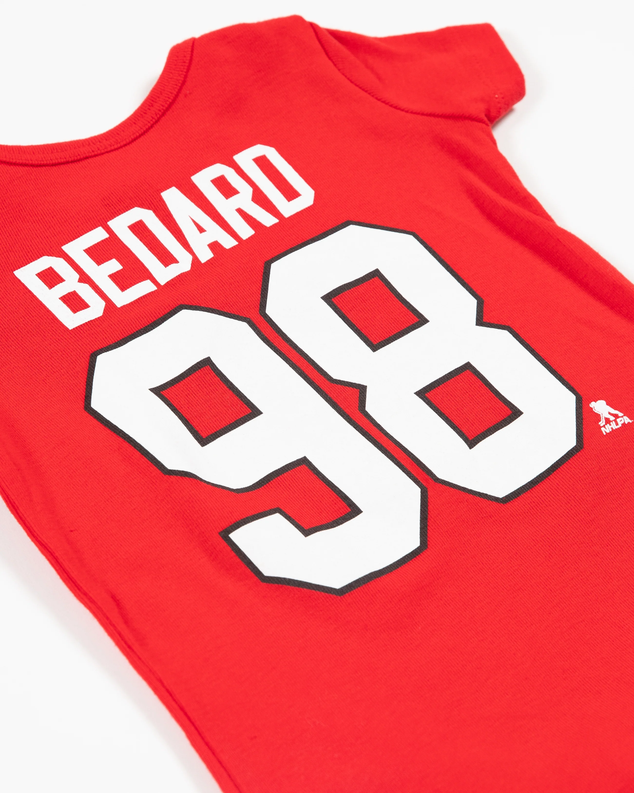 Outerstuff Chicago Blackhawks Bedard Newborn Creeper - Image 3