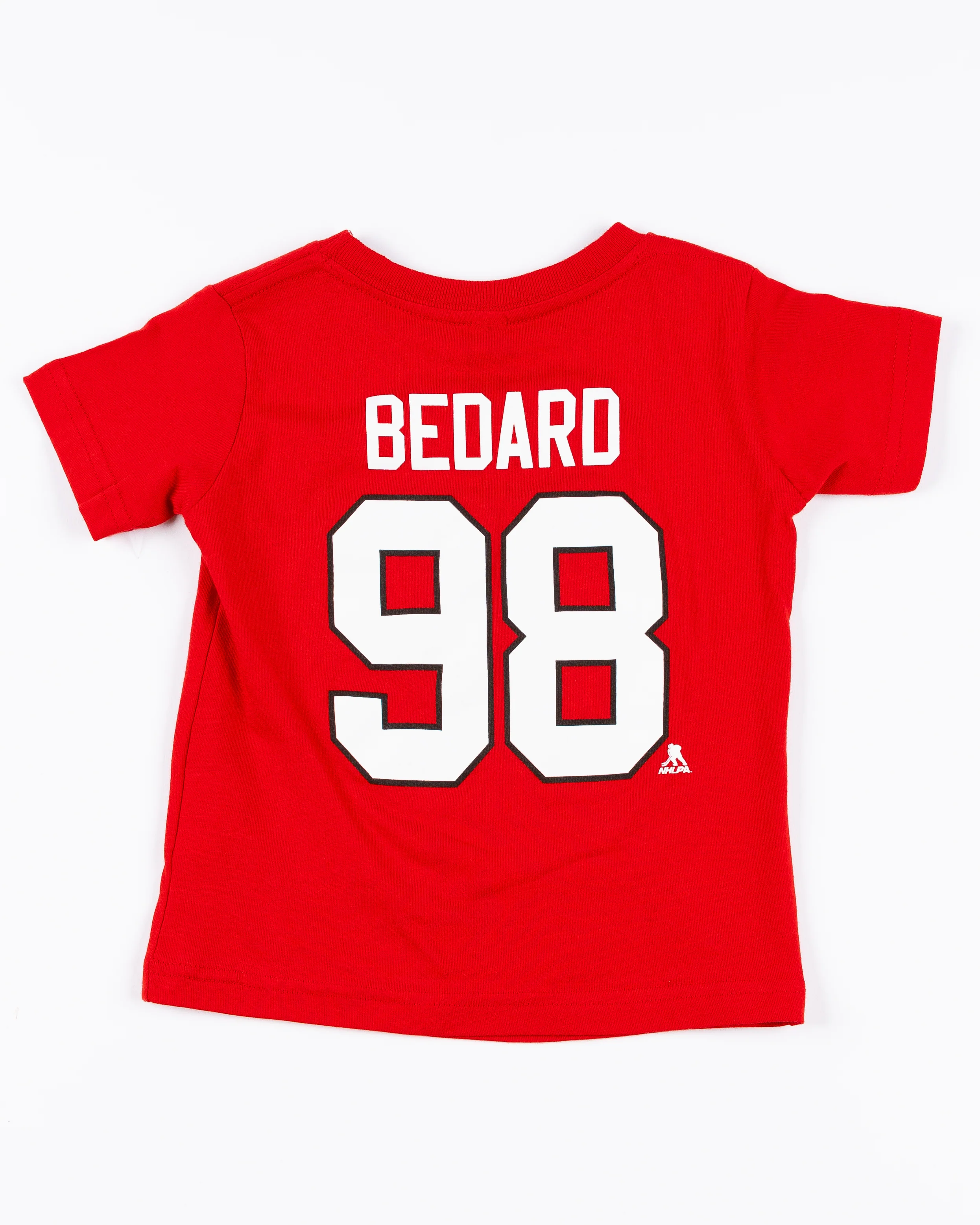 Outerstuff Connor Bedard Chicago Blackhawks Toddler Player Tee - Image 3