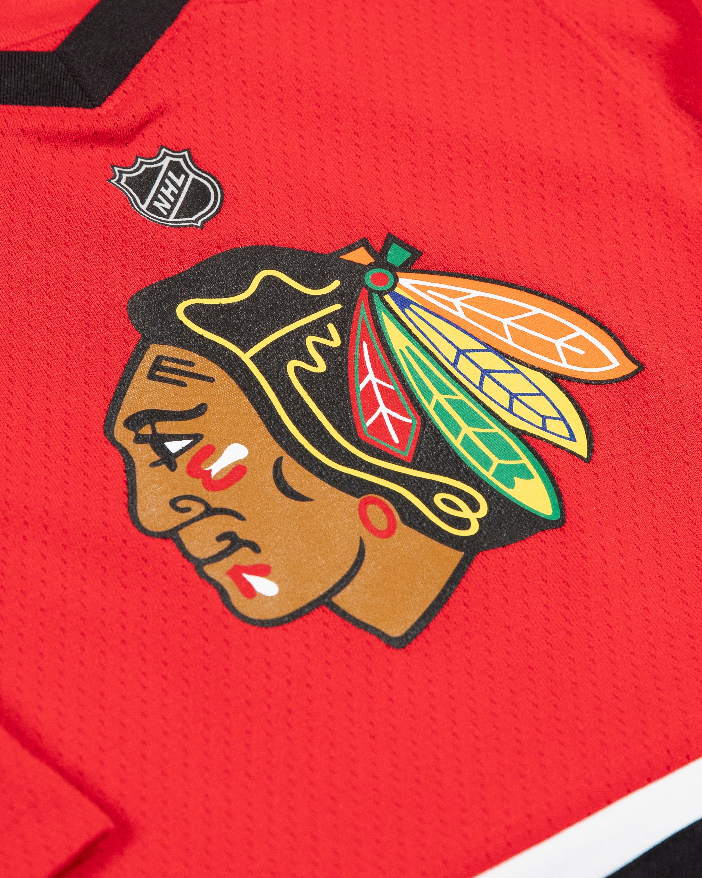 Toddler Chicago Blackhawks Blank Home Jersey - Image 3