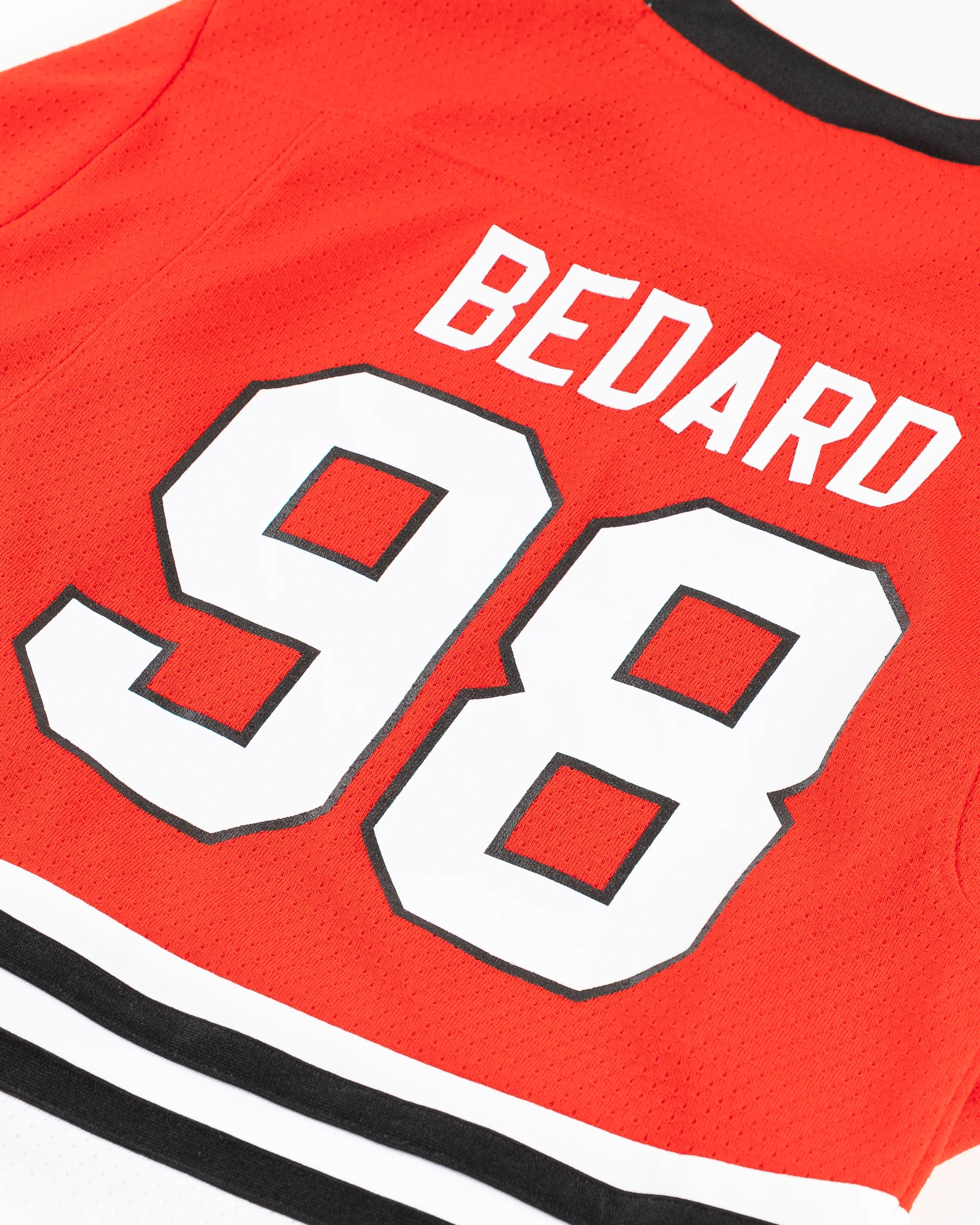 Toddler Chicago Blackhawks Connor Bedard Home Jersey - Image 3