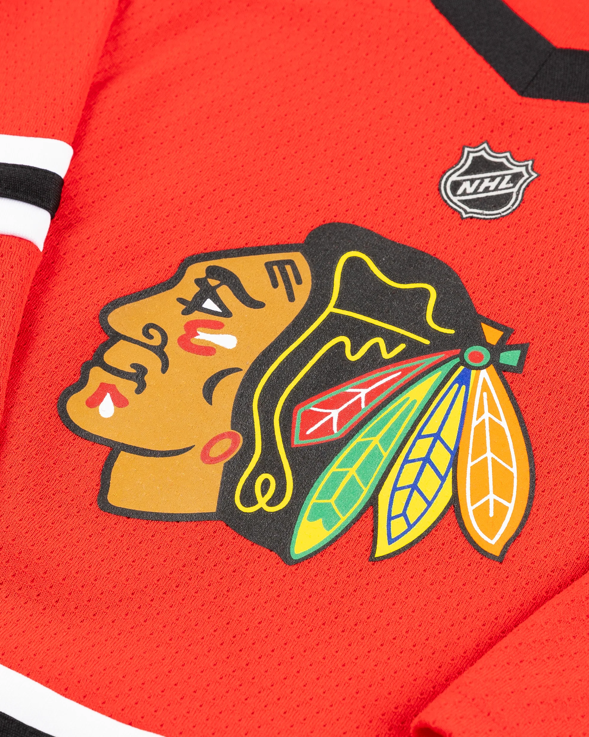 Toddler Chicago Blackhawks Connor Bedard Home Jersey - Image 4