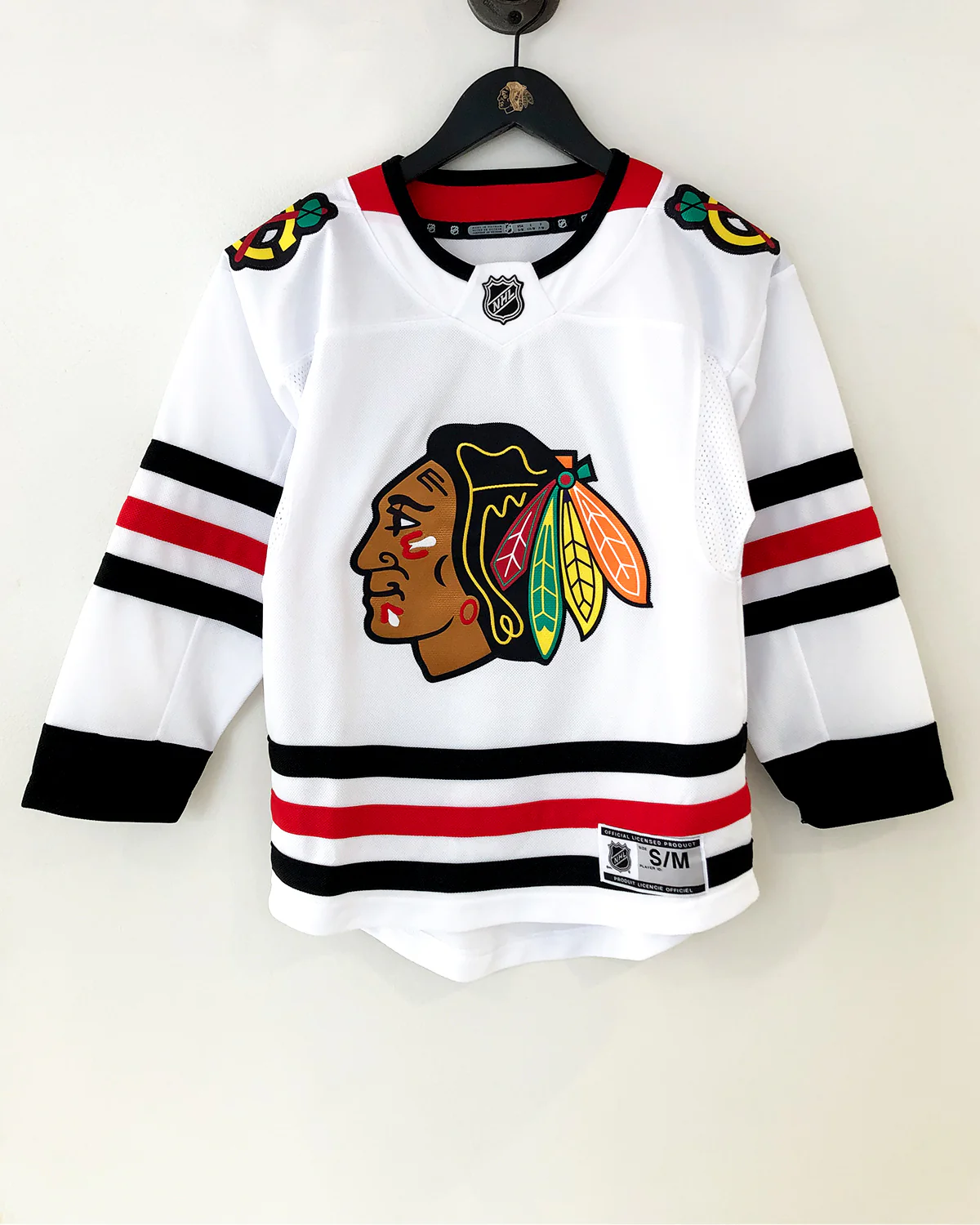 Youth Chicago Blackhawks Blank Away Premier Jersey - Image 5