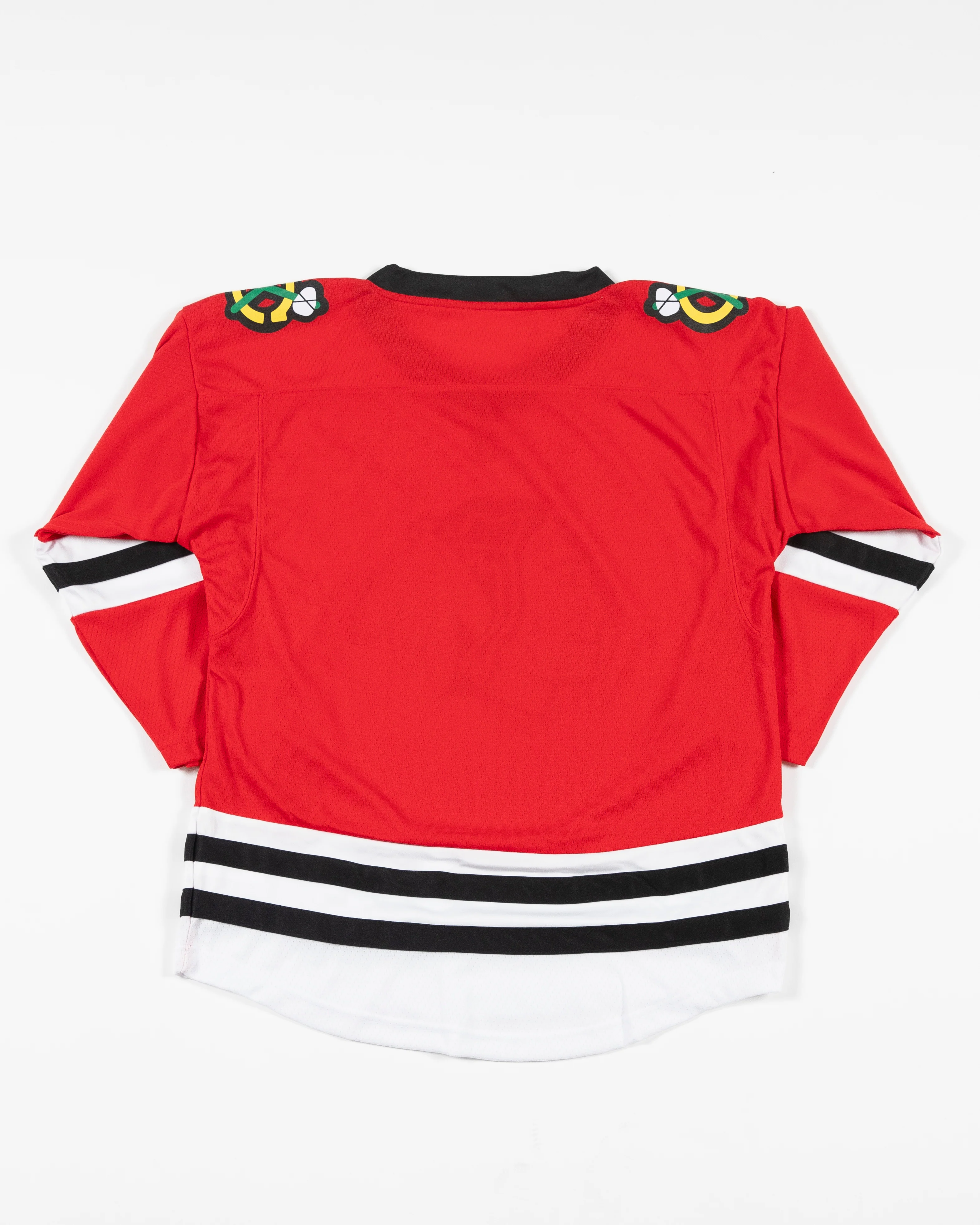 Youth Chicago Blackhawks Blank Home Replica Jersey - Image 4