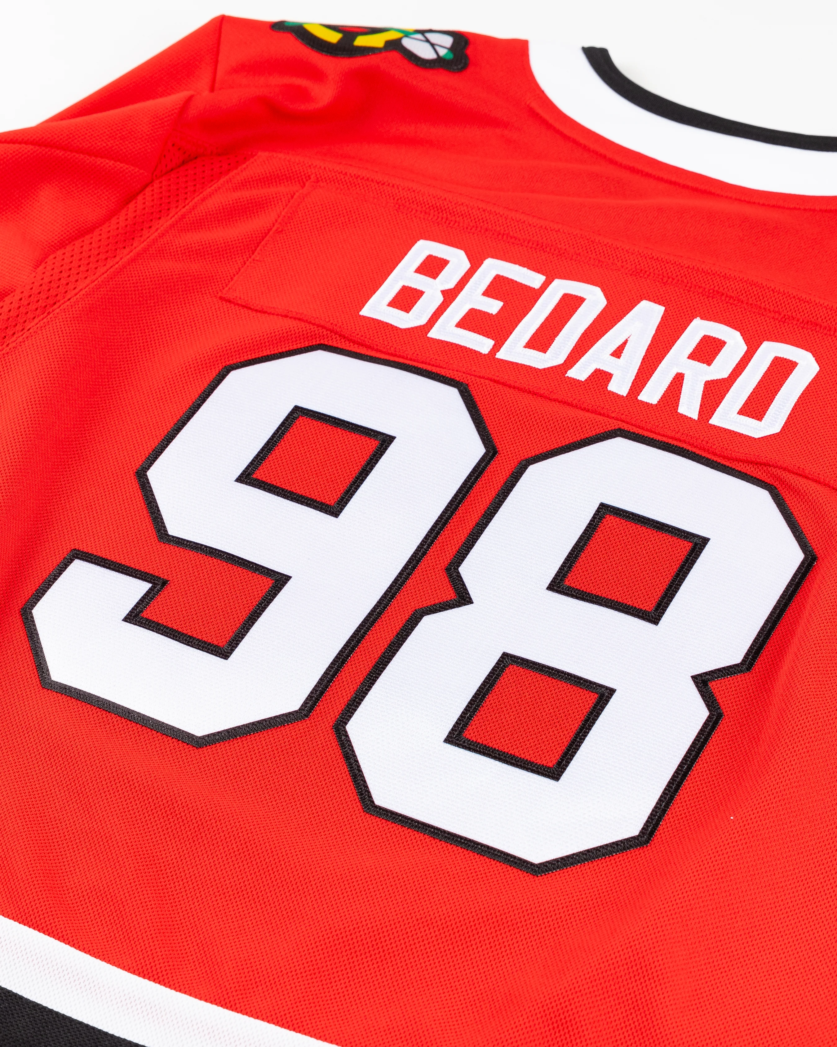Youth Chicago Blackhawks Connor Bedard Home Premier Jersey - Image 3